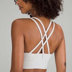 Lululemon Energy Longline Bra Ribbed